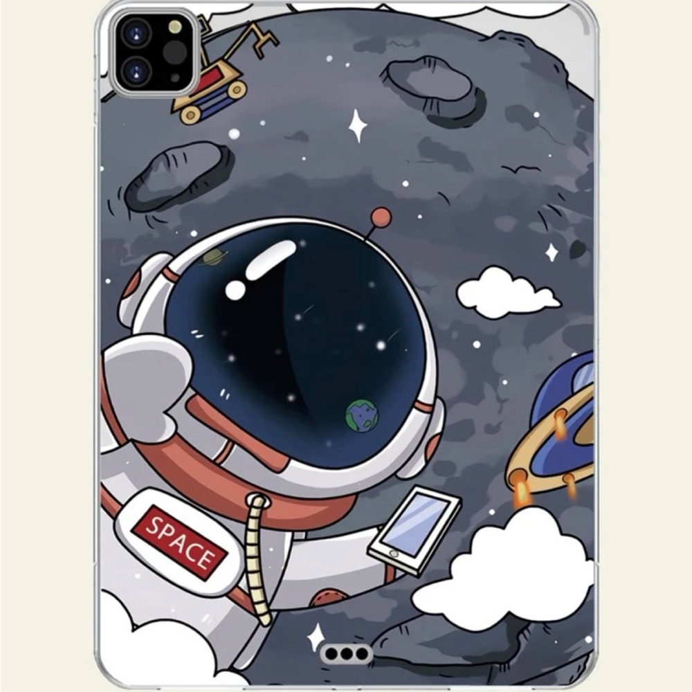 Cartoon Astronaut Pattern Case Compatible With iPad Air2